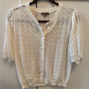 White Lace Cardigan
